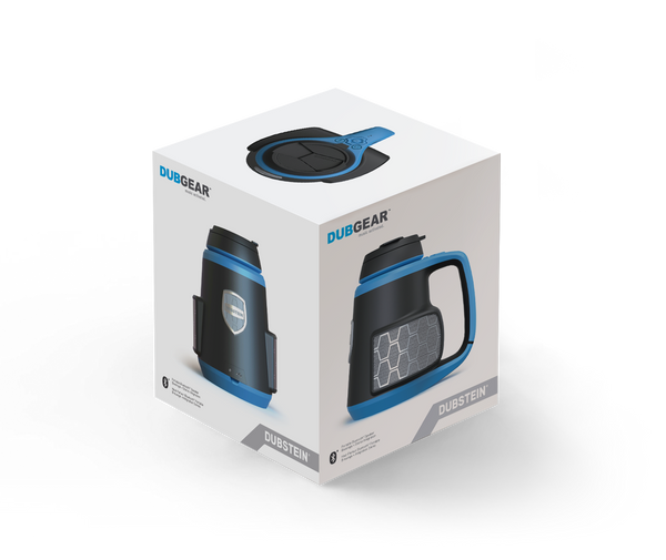 DUBSTEIN: Bluetooth® stereo speaker with beverage integration - package